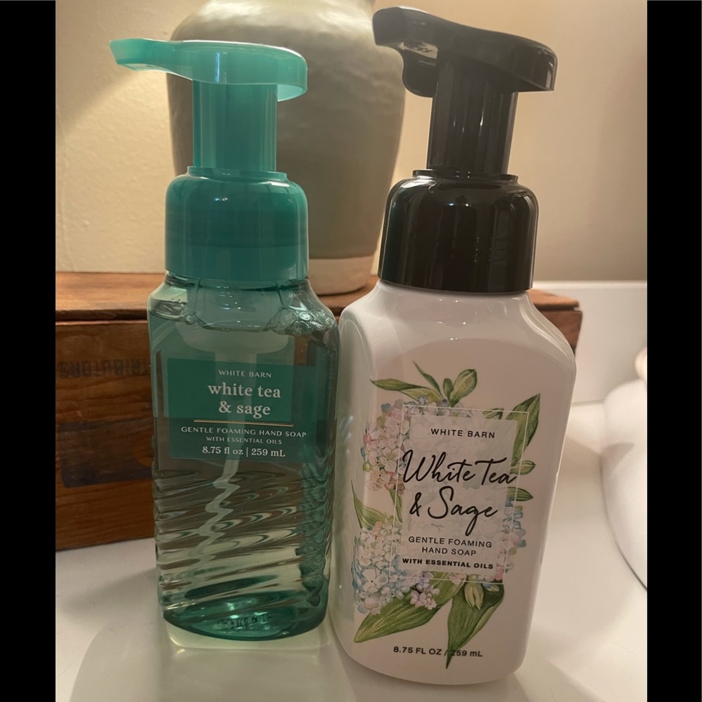 NEW Bath and Body Works White Tea and Sage Foaming Hand Soap